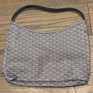 Gray Patterned Women's hobo Bag